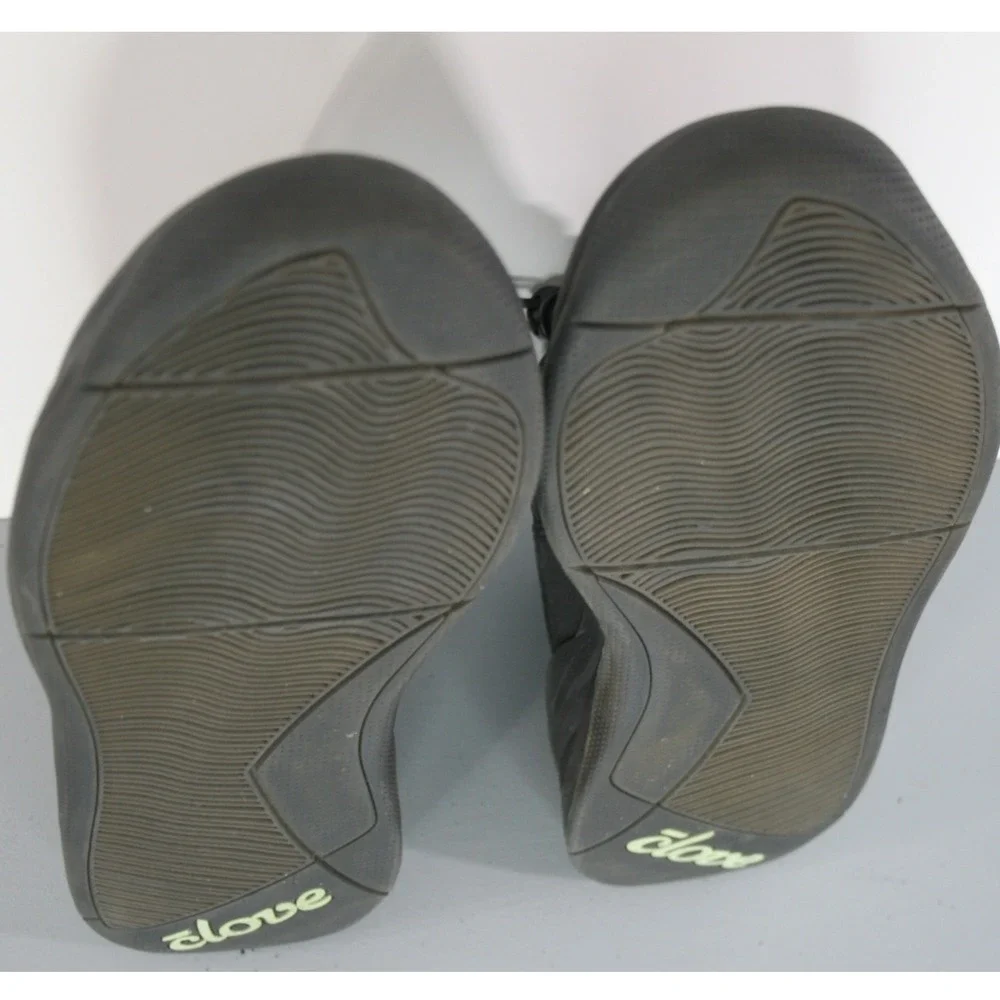 Clove Women's Black Leather‎ Slip On Sneakers Nurse Shoes Size 8
